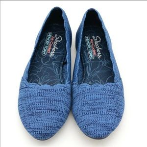 Skechers Newford Cleo Knit Ballet Flat New